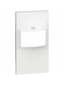 bticino living now cover per interruttore ir senza selettore per k4430  k4432  2 moduli bianco bticino kw17