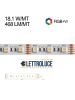 strip led cc30096 4in1 96w 19.2w al metro ip20 24v rgb+6000k 2397