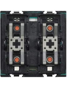 bticino matix comando a due moduli ad incasso ribassato dotato di 3 pulsanti e 3 led bicolore bticino am5860m2