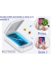 sterilizzatore igienizzatore uv per telefoni cellulari mascherine strumenti uccide il 99,9% di germi  bianco M1
