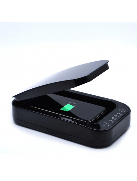 Sterilizzatore Igienizzatore Uv Per Telefoni Cellulari Mascherine Strumenti Uccide Il 99,9% Dei Batteri E Virus nero M1