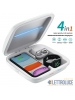 sterilizzatore igienizzatore multiuso telefoni mascherini oggetti caricatore wireless s4