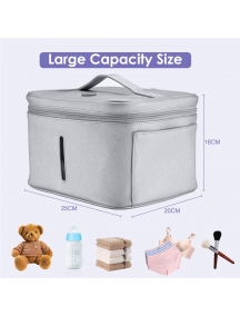 sterilizzatore borsa Uv leggera disinfezione lampada germicida per strumenti,oggetti,biancheria intima,mouse grigia P1