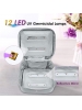 sterilizzatore borsa Uv leggera disinfezione lampada germicida per strumenti,oggetti,biancheria intima,mouse grigia P1
