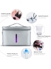 sterilizzatore borsa Uv leggera disinfezione lampada germicida per strumenti,oggetti,biancheria intima,mouse grigia P1