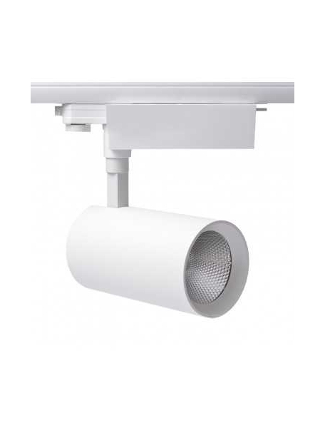 faretto binario trifase lk 30w bianco 3000k luce calda 3000