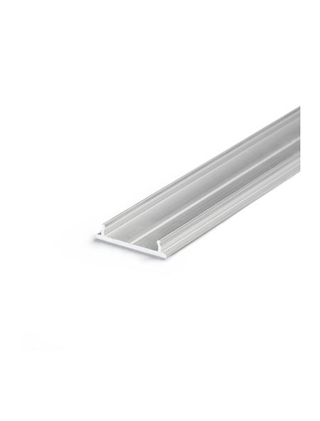 profilo in alluminio anodizzato fix12  2 metri senza cover 2656
