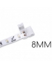 connettore tra strip led monocolore 8mm senza saldare a clip 0147