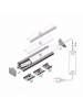 profilo in alluminio corner10 b/u angolare anodizzato 2 metri opaco 3375