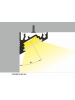 profilo in alluminio corner10 b/u angolare anodizzato 2 metri opaco 3375