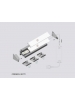 profilo in alluminio corner14 e/y anodizzato angolare 1 metro opaco 2731