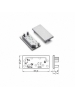 profilo in alluminio vario30-04 c4 anodizzato 1metro opaco 2943