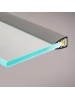 profilo in alluminio corner27 1metro anodizzato angolare frost 5854