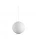 ideal lux carta sp1 media sospensione moderna sfera bianca Ø40 e27  IDEAL LUX 226033