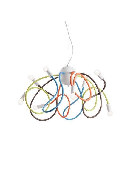 Ideal Lux multiflex sp8 color lampadario sospensione ideal lux141909