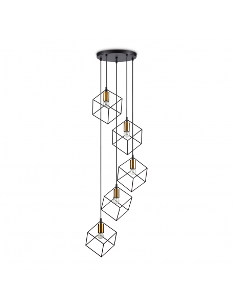 ideal lux ice sp5 lampadario a sospensione ideal lux 237664