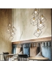 ideal lux ice sp5 lampadario a sospensione ideal lux 237664