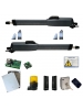genius mistral kit 433 mhz  rc 230v kit cancello ad due ante battenti 3 metri automazione faac genius 51700781