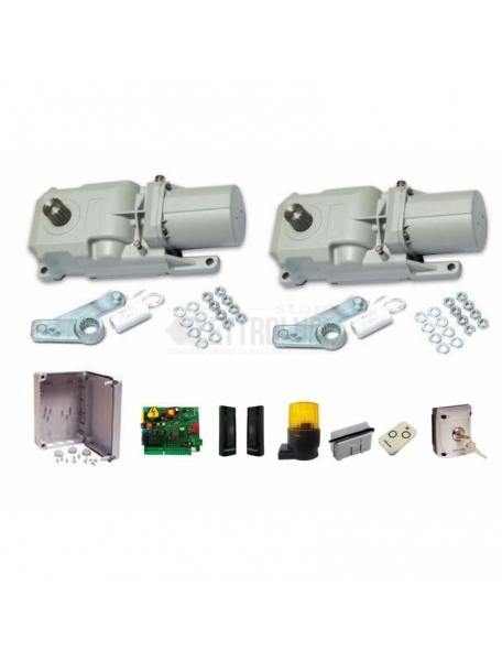 genius roller kit 868 mhz jlc  kit per cancelli a due ante battenti 3,5 metri 500 kg per anta 230v  faac genius 5170207