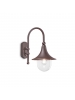 ideal lux cima ap1 appliqueda parete  per giardino alluminio pressofuso coffee IDEAL LUX 246826