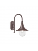 ideal lux cima ap1 appliqueda parete  per giardino alluminio pressofuso coffee IDEAL LUX 246826