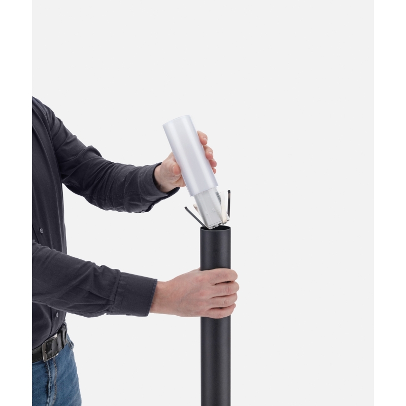 Lombardo Diffusore Light Line Testa Palo - 1 LED 700 Lumen 3000K, Poliglass, Per Esterni - Foto 4