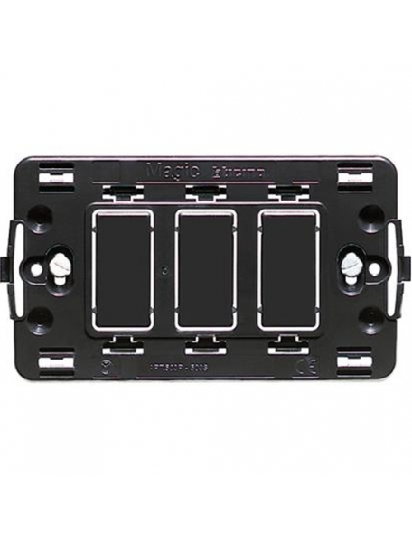 bticino magic  supporto a 3 posti modulo 503 bticino 503r