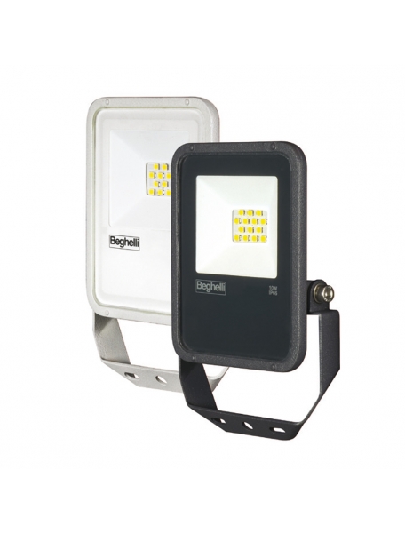 beghelli faro proiettore 10w luce naturale bianco ip65 begelli 86149