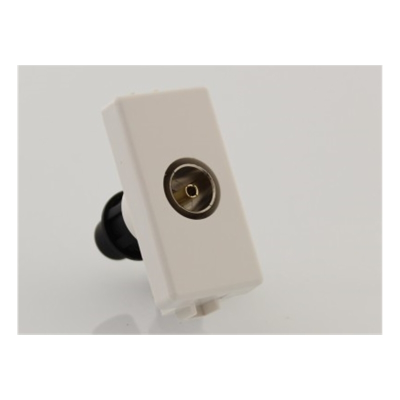 British General Masterplug Nexus 860 – Presa Coassiale Singola A Muro Con Finitura Arrotondata