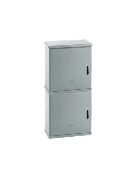 armadio stradale doppio in vetroresina CV 546 x 1110 x 308 2 vani conchiglia 074105586 BVT/0-P