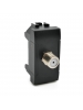 bticino living international  presa satellitare femmina diretta compatibile antracite 1 modulo