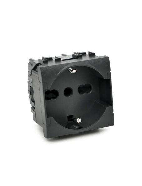 bticino living international presa scuko tedesca 16a 250v compatibile l4140/16 antracite