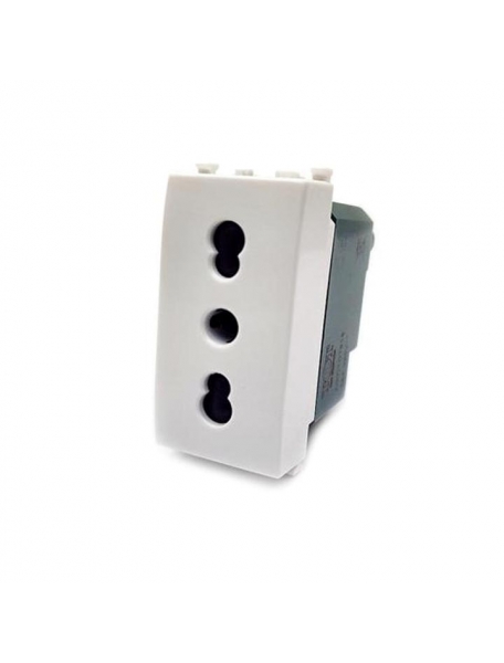 vimar plana 14203 presa bivalente 2p+t 10/16A 250v bianca compatibile