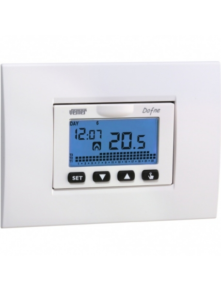 Vemer Cronotermosto dafne incasso compatibile vimar idea bticino abb ave antracite  vn166500