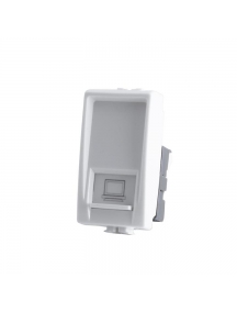 bticino matix connettore rete rj45 8 pin utp 5e compatibile bianco 65312