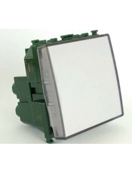 pulsante targa portanome campanello ingresso incasso frutto bianco compatibile con bticino am5008