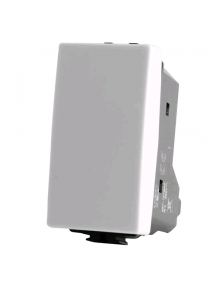 interruttore bianco 1P 16AX 250Vac compatibile bticino matix am5001