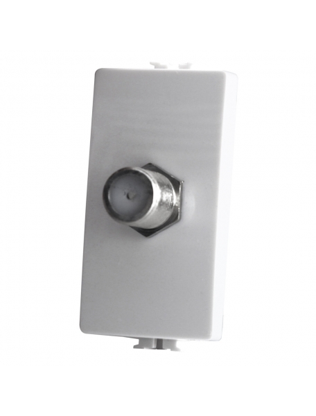 Presa Tv a Vite Satellitare da Incasso Bianca Compatibile con bticino Matix am5173df
