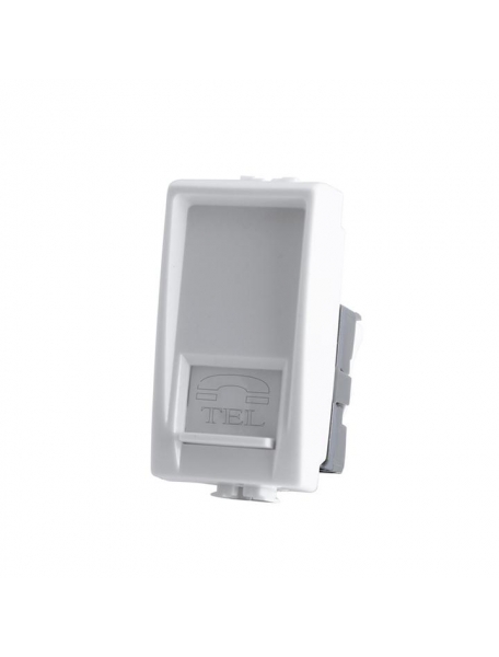 presa telefonica bianca rj11 compatibile con bticino matix am5958/11n