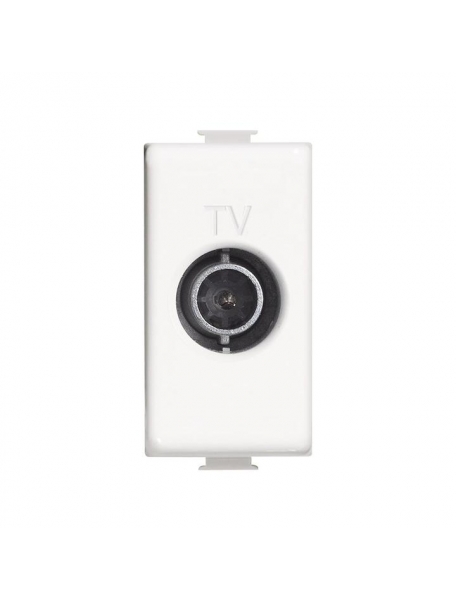 presa tv passante bianca compatibile con bticino matix am5202p14