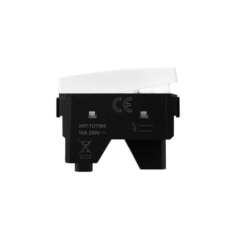 BTicino Matix AM5005 Pulsante Unipolare - Interruttore Per Impianti Elettrici Di Qualità - 4