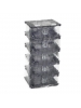 Supporto 2 Posti Per Scatola Tonda Compatibile Matix 500sm2a