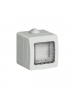 custodia 2 posti ip55 composta da base e coperchio compatibile matix 25502