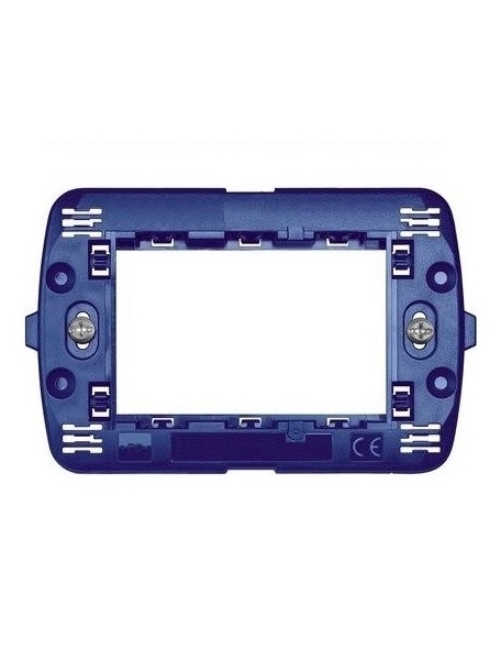 supporto 3 posti moduli compatibile con bticino living international ln4703