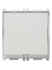 interruttore campanello 2 moduli  a targhetta 1p no 10a 250v compatibile a vimar plana14050
