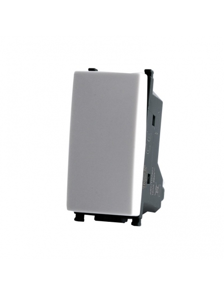 Interruttore 1p 16 a 250 v illuminabile  bianco compatibile vimar plana14001