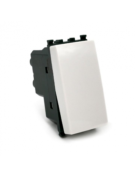 Invertitore 1p 16 a 250 v illuminabile  bianco compatibile vimar plana 14013