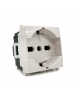 presa schuko 2.0 16a 250v bianca compatibile vimar plana14210