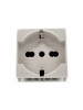 presa schuko 2.0 16a 250v bianca compatibile vimar plana14210