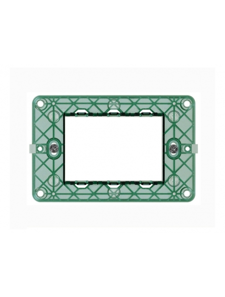 supporto 3 moduli compatibile con vimar plana 14613